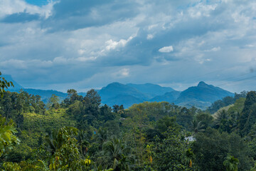 landscape with sky and clouds