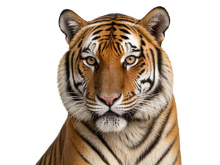 Obraz premium Tiger isolated on a Transparent Background