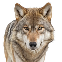 Fototapeta premium Wolf isolated on a Transparent Background