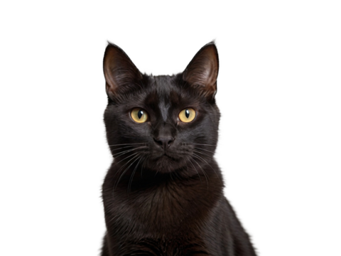 High Quality cat isolated on a transparent background