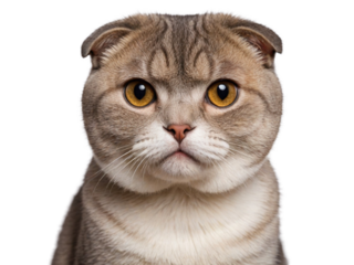 High Quality cat isolated on a transparent background