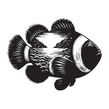 Clownfish clip art preview