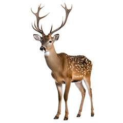 Fototapeta premium Deer isolated on a Transparent Background
