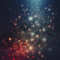 Obraz premium glittering grainy dark blue and red background 