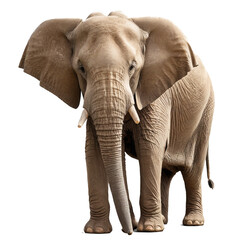 Fototapeta premium Elephant isolted on a Transparent Background