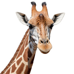 Giraffe isolated on a Transparent Background