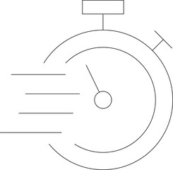 Stopwatch creative icon vector. Stopwatch creative Icon for web, app, ui, ux. Vector Eps 10 