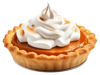 PNG Pumpkin pie with whipped cream dessert cupcake creme.