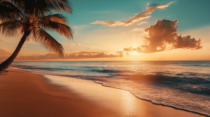 Tropical Sunset Beach