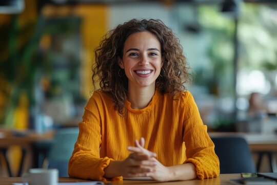 Experienced HR Adviser Leading Employee Recruitment Meeting with Focus on Talent Management and Engagement in Modern Office Setting