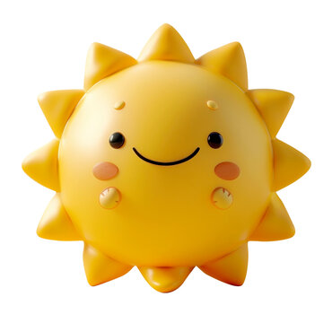 recommend clip art: Cute smiling sun illustration