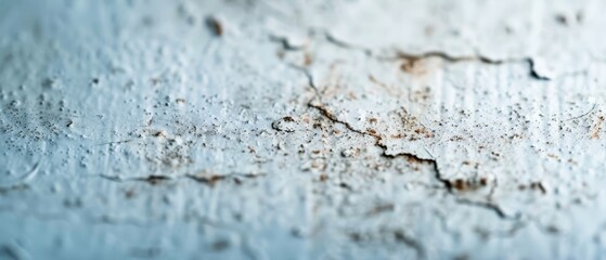 Obraz premium A tight shot of a textured surface, appearing painted white with distinct rust patches