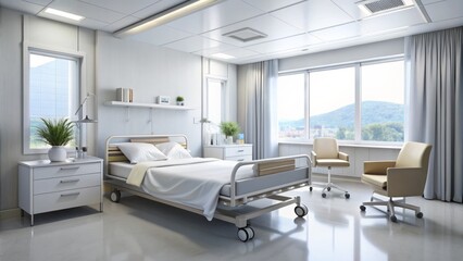 white+hospital+room