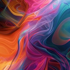 Abstract background with vibrant colors Generative by AI