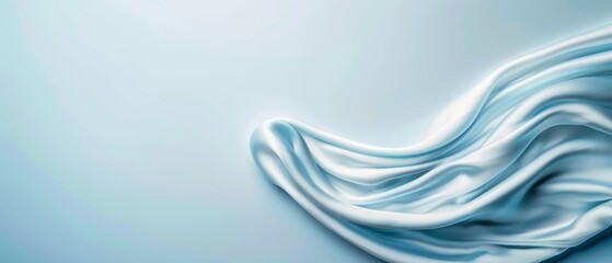 Obraz premium A blue background with white swirls Repeat with a lighter blue background