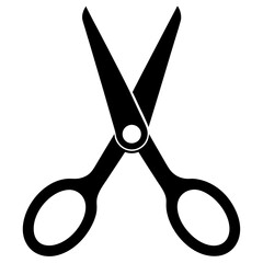 Scissors art vector illustration