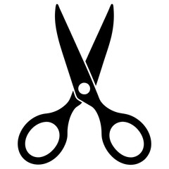 Scissors art vector illustration