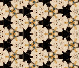 Seamless pattern of bold shapes and design for backgrounds, wallpaper, textiles and more!