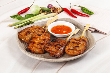 Thai Street foof pork satay