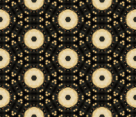 Seamless pattern of bold shapes and design for backgrounds, wallpaper, textiles and more!