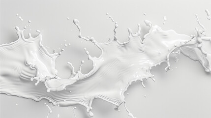 Milk Splash: Abstract, white, liquid, splash, splatter,  splashing,  white background,  fresh,  clean,  pure,  smooth,  cream,  dairy,  food,  drink,  texture,  abstract art,  minimalism,  design,  mo