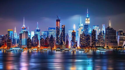 New York City at night