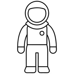 Astronaut art vector illustration