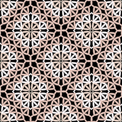 Fototapeta premium Pattern with crochet granny square wallpaper handmade decorative art design print 