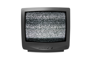 Old analog TV. Retro technology concept