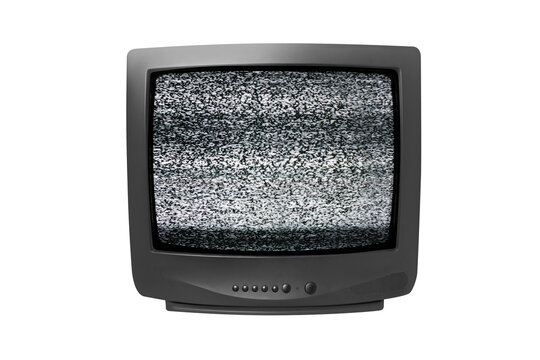 Old analog TV. Retro technology concept