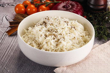 Indian cuisine jeera basmati rice