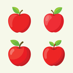 Apple Vector art Illustration and Line art