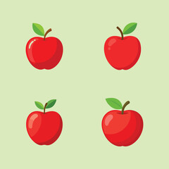 Apple Vector art Illustration and Line art