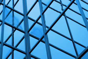 Modern Office Tower with Reflective Glass Facade