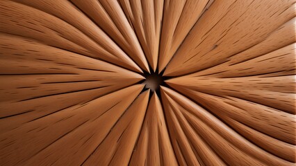Wooden pencils in circular shape. Abstract background and texture for design.