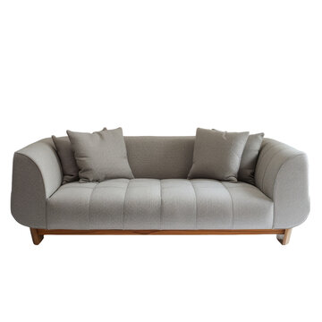 recommend clip art: Modern sofa on isolated white background.