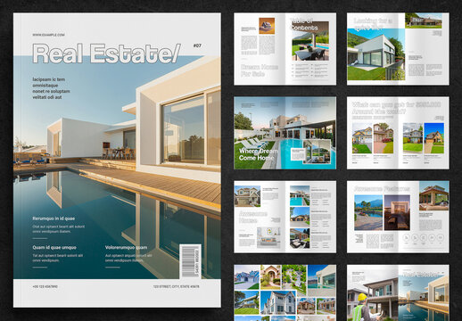 Real Estate Magazine Layout