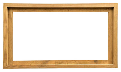 PNG Minimalist wooden photo frame
