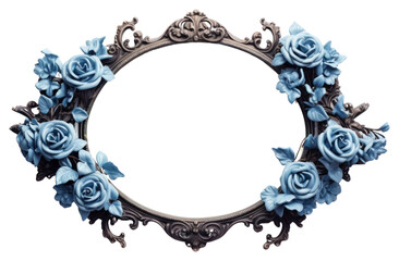 PNG  Elegant floral vintage decorative frame