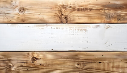 Fototapeta premium Wooden board on white background