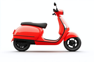 Obraz premium Electric Scooter isolated on white background