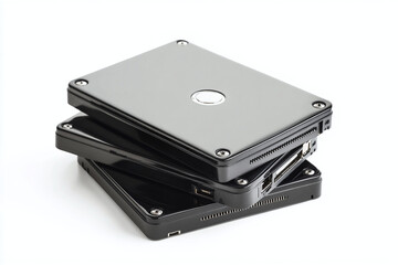 External Hard Drive isolated on white background