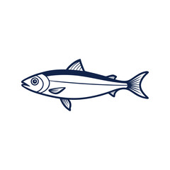 Fish Line art vector Illustration