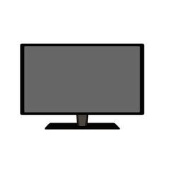 テレビ単体のイラスト