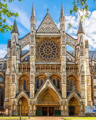 Obraz premium Westminster Abbey in centre of London, UK