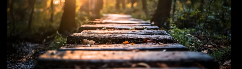 Fototapeta premium Nature trails, vibrant pathways, dynamic walks, outdoor serenity