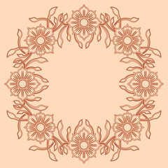 Vintage typographic decorative ornament design elements