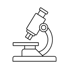 illustration of microscope