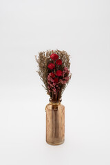 vazes, flowers and candelabrums