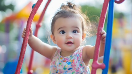 Girl at playground.